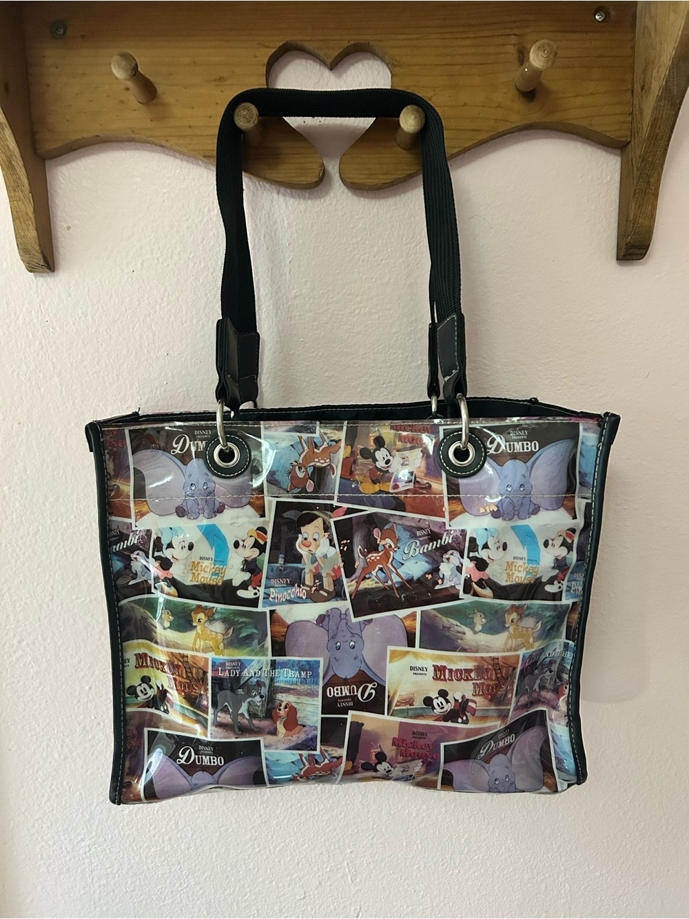 Disney Collage Tote Bag in Multicolor